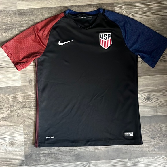 Nike Shirts Black Usa Mens National Soccer Jersey Poshmark